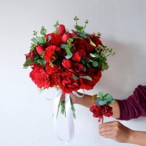 Custom Artificial Hand Bouquet