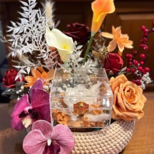 Mahar & Ring set in rustic traditional theme for wedding ceremony